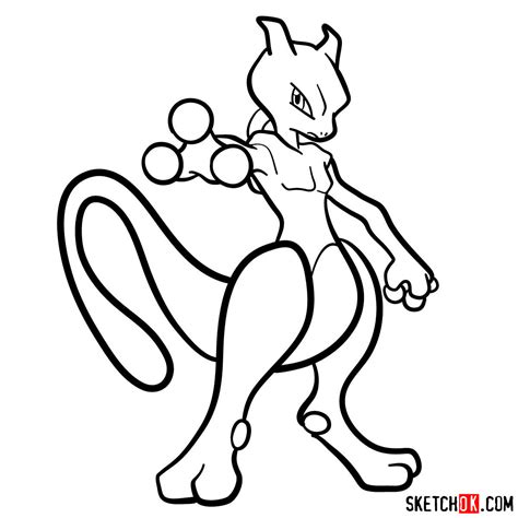 mewtwo outline.